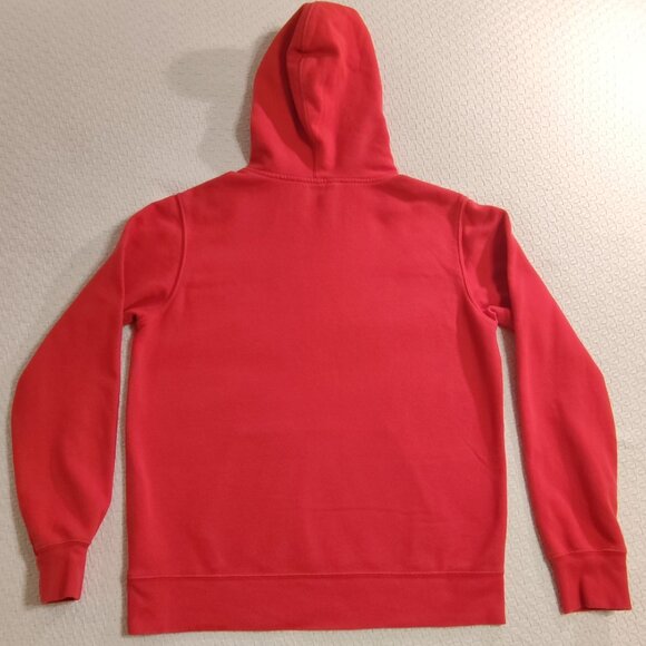 THE NORTH FACE Men’s Fleece Pullover Hoodie Sweatshirt Small Red Heavyweight - Picture 2 of 7